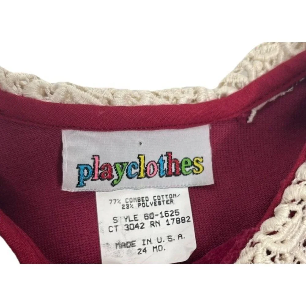Playclothes VIntage Floral Girl's kids dress size 6
